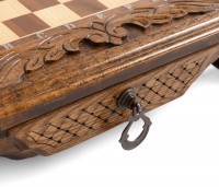 Шахматы резные в ларце с ящиками 50, Haleyan