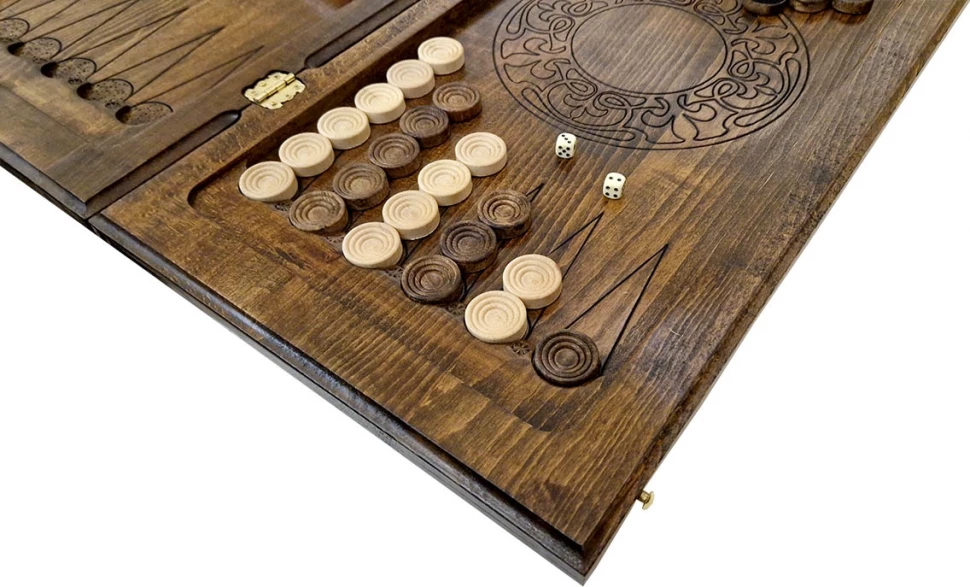 Нарды резные "Гладкие", Ustyan 