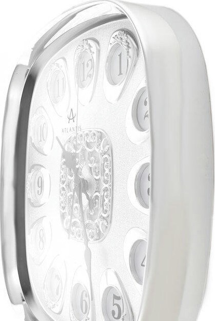 Настенные часы atlantis d627j silver 