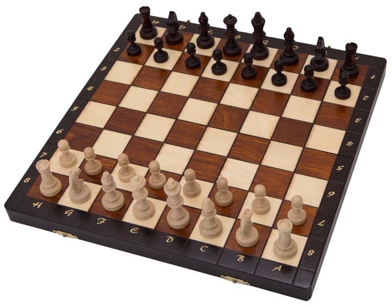 Шахматы "Магнитные" 28 см, Madon (деревянные, Польша) 