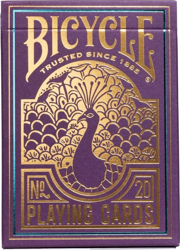 Карты "Bicycle Peacock Purple Standard Index" 