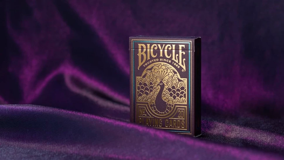 Карты "Bicycle Peacock Purple Standard Index" 