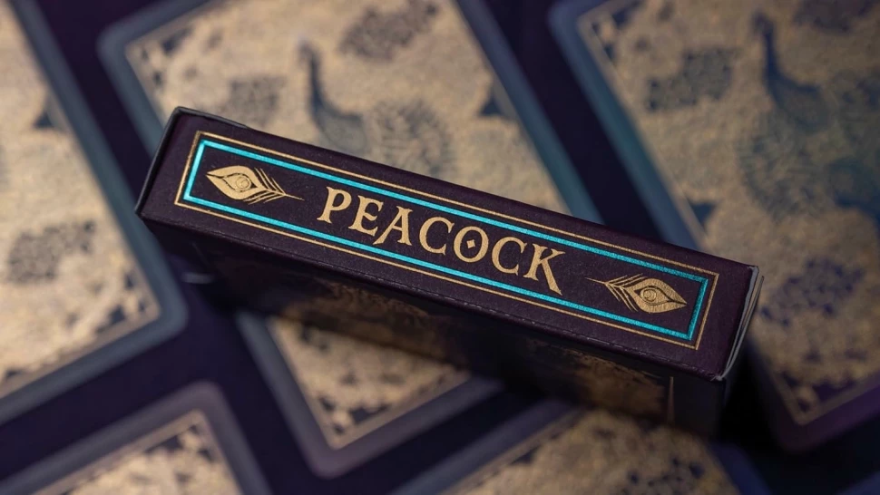 Карты "Bicycle Peacock Purple Standard Index" 