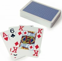 Карты &quot;Copag 4 Corner Jumbo index &quot; синяя рубашка