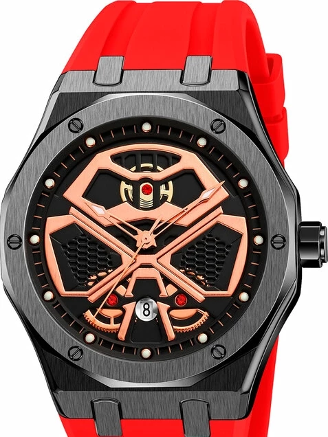 Наручные часы skmei 9362bkrd black/red 