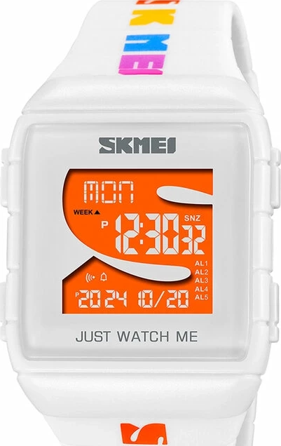 Наручные часы skmei 2055wtog white/orange 