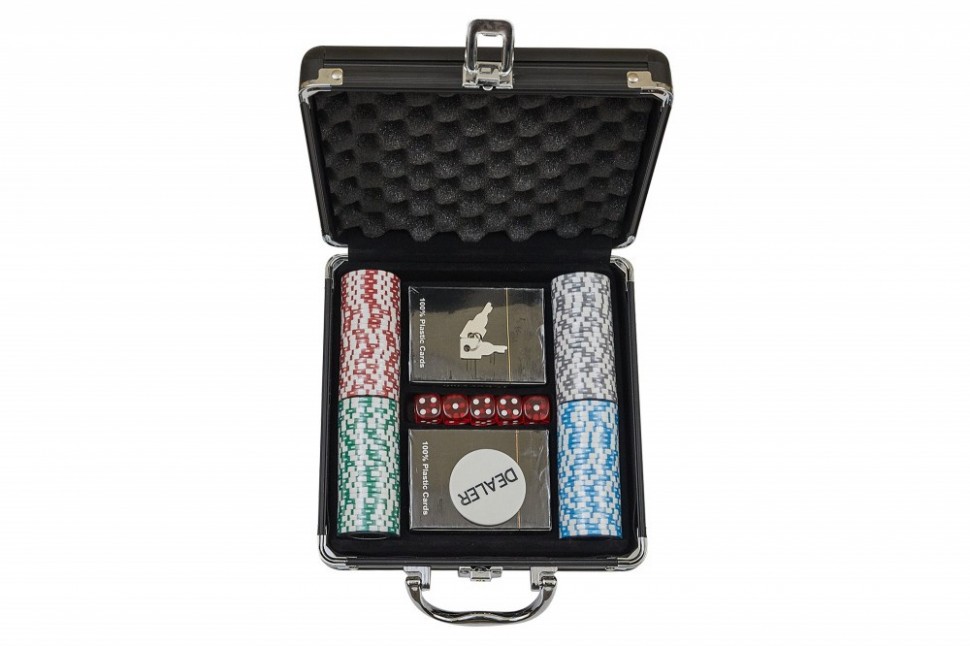 Набор для покера Crown на 100 фишек 