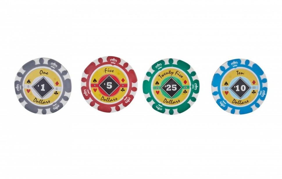 Набор для покера Crown на 100 фишек 