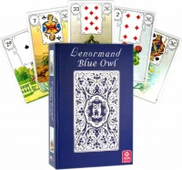 Карты Таро &quot;Mille Lenormand Blue Owl Premium Edition&quot; / Колода Ленорман Синяя Сова Премиум Издание