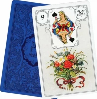Карты Таро &quot;Mille Lenormand Blue Owl Premium Edition&quot; / Колода Ленорман Синяя Сова Премиум Издание