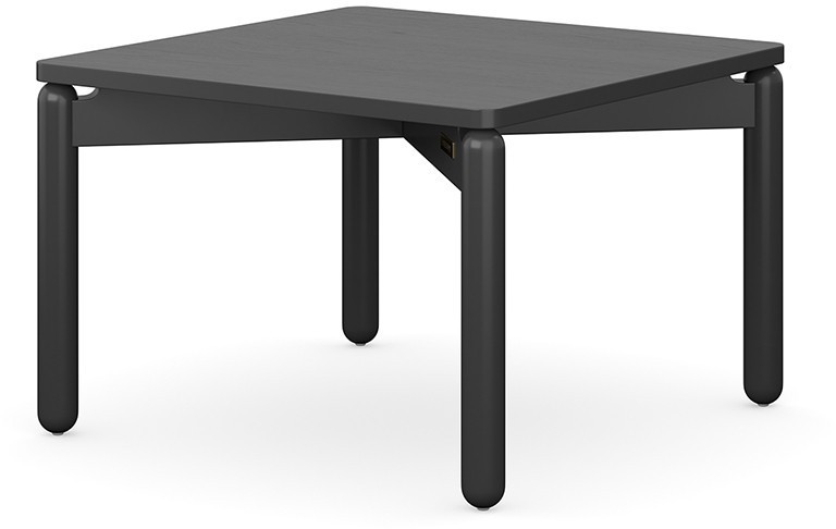 Столик кофейный saga, 60х60 см, темно-серый 