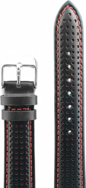 Ремешки "kmv" s-04, 18 р-р, крас-чер, l 