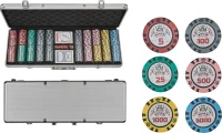 Набор для покера Black Crown на 500 фишек