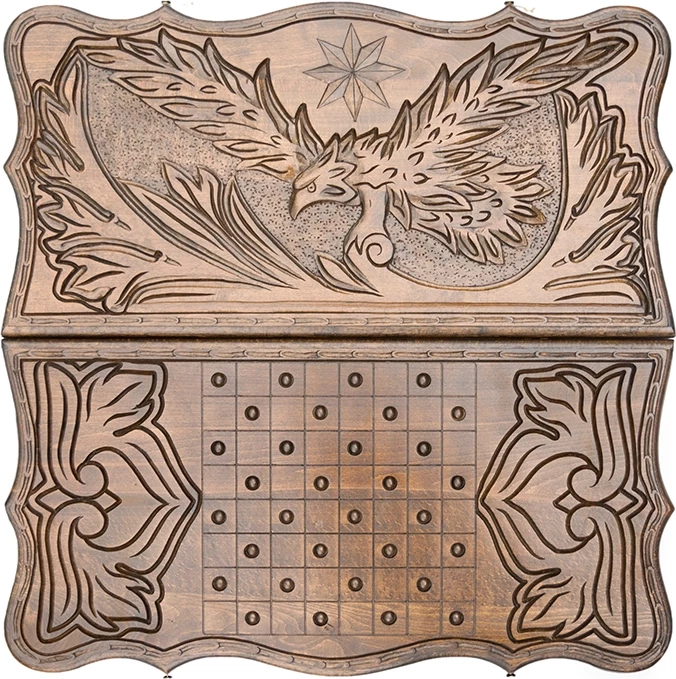 Нарды резные "Орел", Petrosyan 