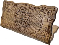 Нарды резные &quot;Тёмный Узор 4&quot; 60, Mirzoyan