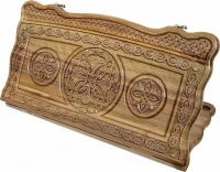 Нарды резные &quot;Армянский узор 12&quot; 60, Haleyan