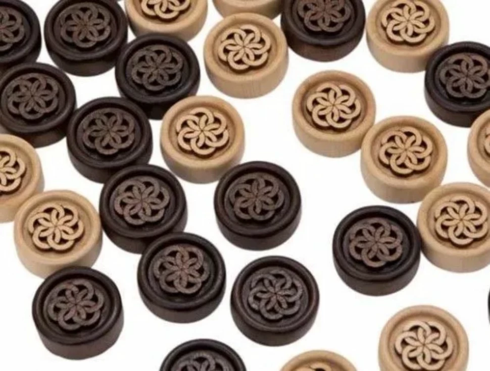 Фишки резные "Узор 4", Mirzoyan 