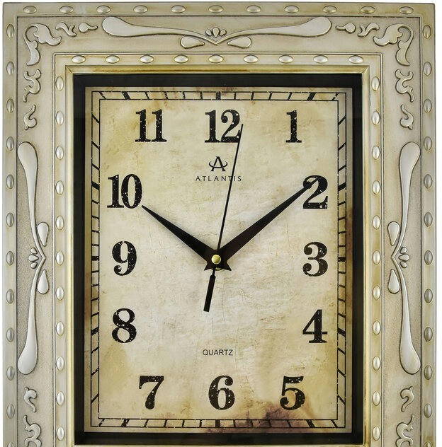 Настенные часы atlantis tld-35008С gold 
