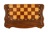 Шахматы + нарды резные &quot;Гамбит 2&quot; 40, Simonyan