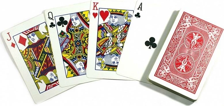 Карты "Bicycle Rider Back Bridge Size red" 