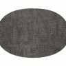 Салфетка подстановочная овальная двухсторонняя fabric, темно-серая 