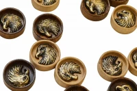 Набор фишек для нард &quot;Орел&quot; с бронзой 213, Haleyan