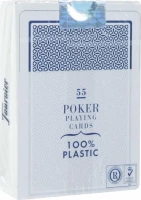 Карты &quot;Fournier no. 2800 jumbo index blue&quot; 100% пластик