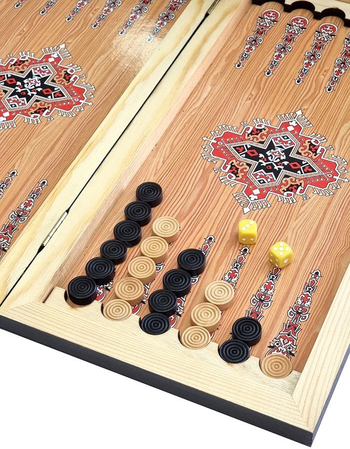 Нарды + Шашки Сирия Тадж-Махал средние (Россия, дерево, 50 см), Partida 