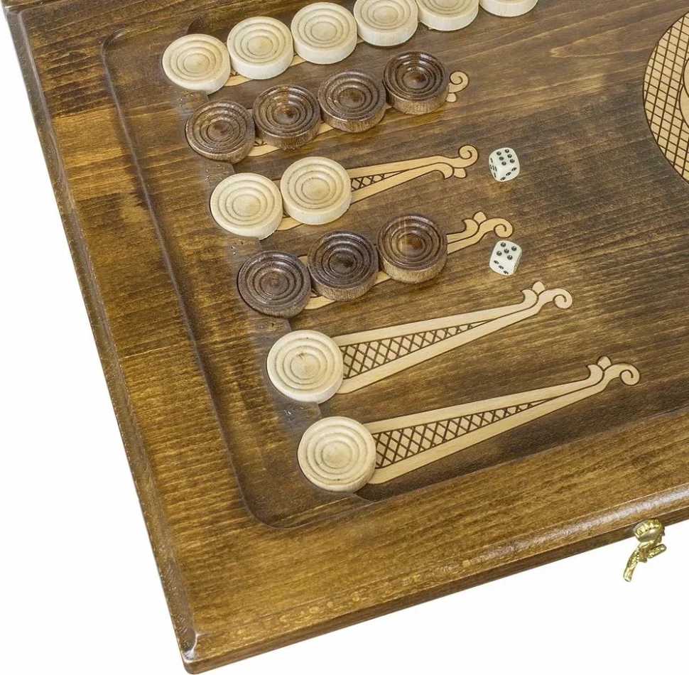 Нарды резные "Тессера" 60, Ustyan 