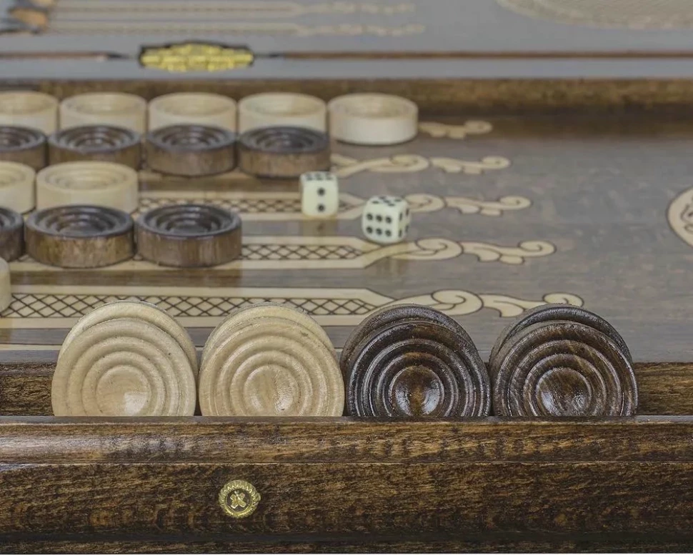 Нарды резные "Тессера" 60, Ustyan 