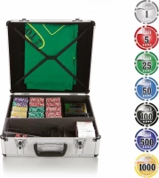 Набор для игры в покер и блэк-джек Nuts на 600 фишек
