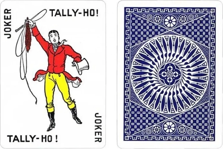 Карты "Tally-Ho Standard Index blue Circle " 