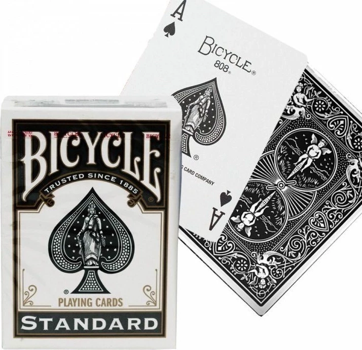 Карты "Bicycle Rider Back Standard Index Grey" 