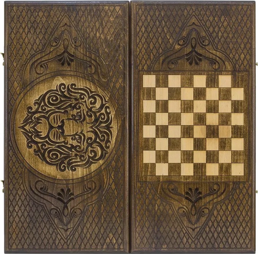 Нарды резные "Лев-3" 60, Ustyan 