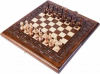 Шахматы + нарды резные &quot;Армянский Орнамент&quot; 30, Haleyan