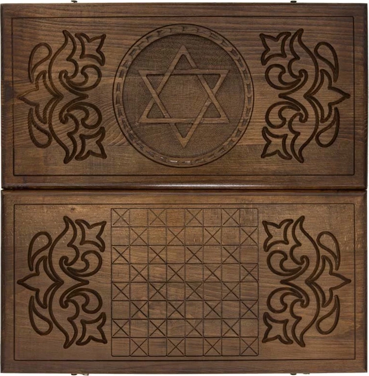 Нарды резные "Звезда Давида", Ustyan 