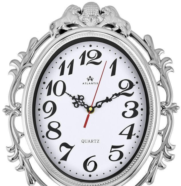 Настенные часы atlantis tld-6017 silver 
