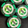 Фишки для игры в покер Black Stars номиналом 25 (25шт) 