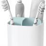 Органайзер для зубных щеток easystore™, 9х9х13 см, бело-голубой 