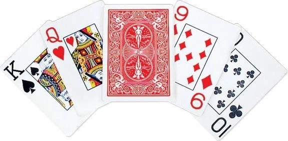 Карты "Bicycle Rider Back International Jumbo Index Red" 