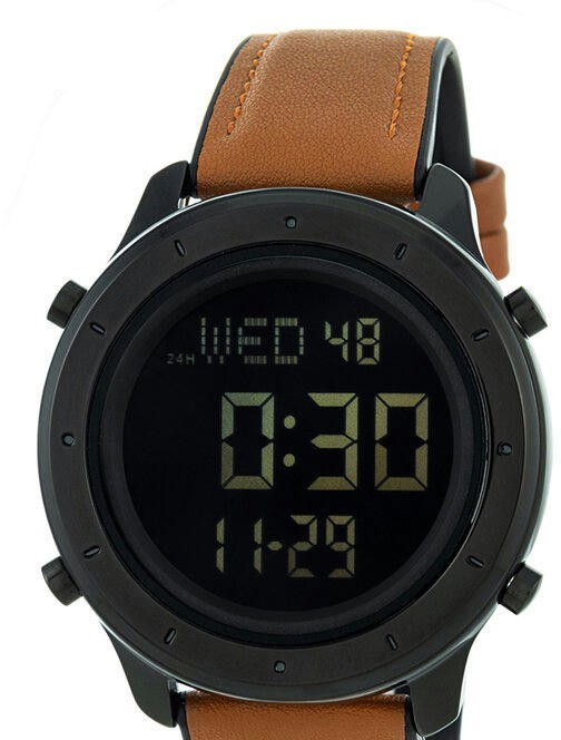 Наручные часы skmei 1864lbnbk brown/black-leather 