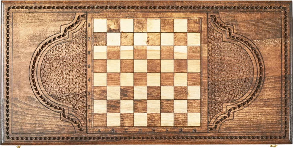 Нарды резные "Армянский узор 2", Mkhitaryan 