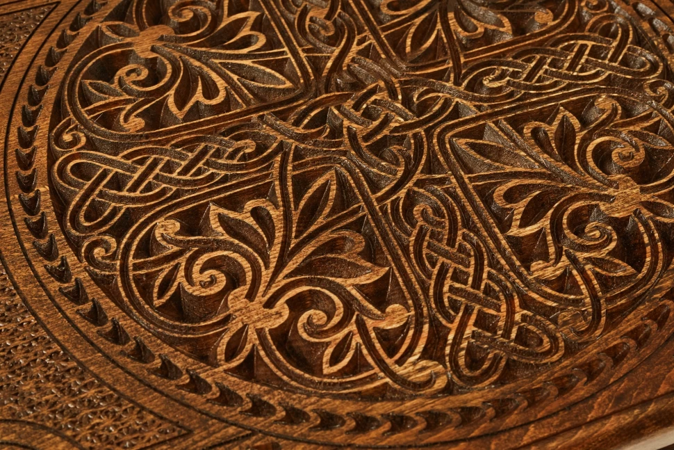 Нарды резные "Армянский узор 2", Mkhitaryan 