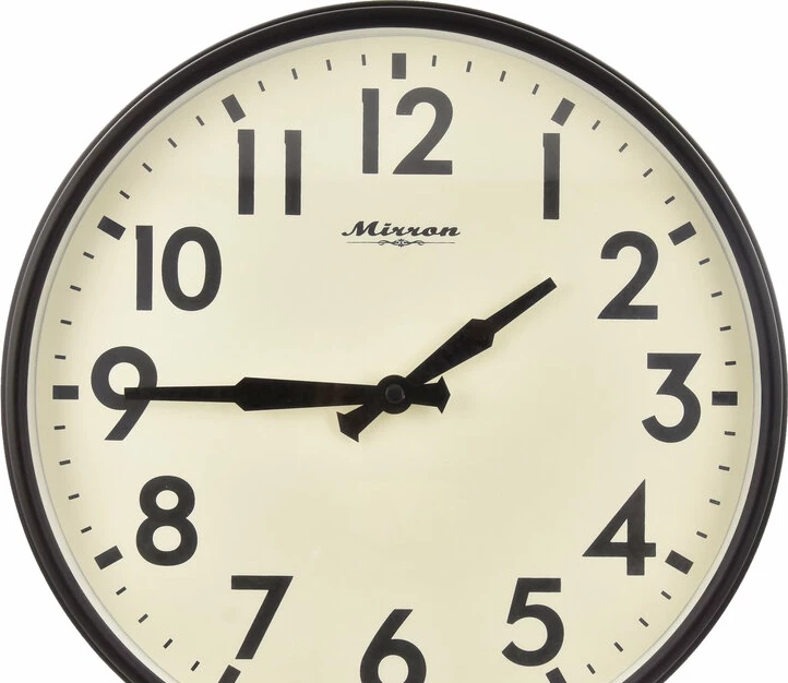 Настенные часы mirron p3086А ЧБ 