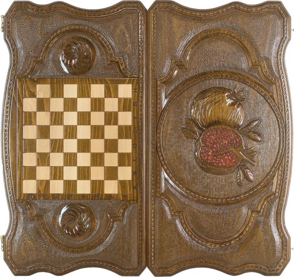 Нарды резные "Гранат", 60 Simonyan 