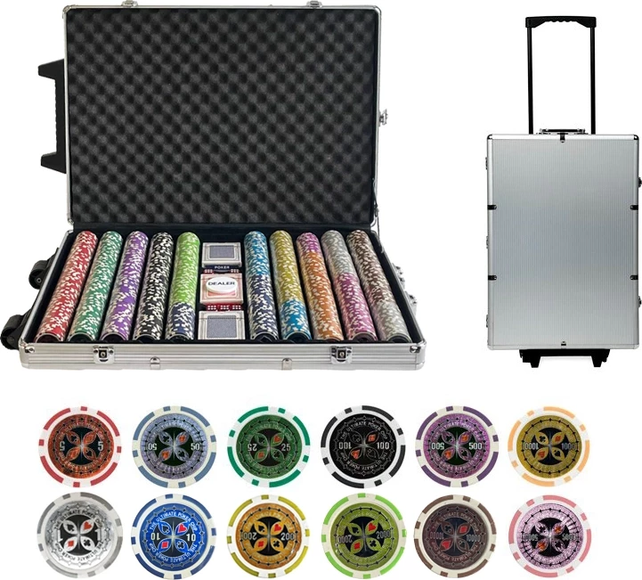 Набор для покера Ultimate 2.0 на 1000 фишек. 