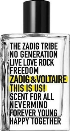 ZADIG & VOLTAIRE THIS IS US! туалетная вода (унисекс) 100ml Tester 