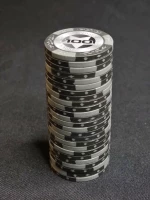 Фишки для игры в покер Black Stars номиналом 100 (25шт)