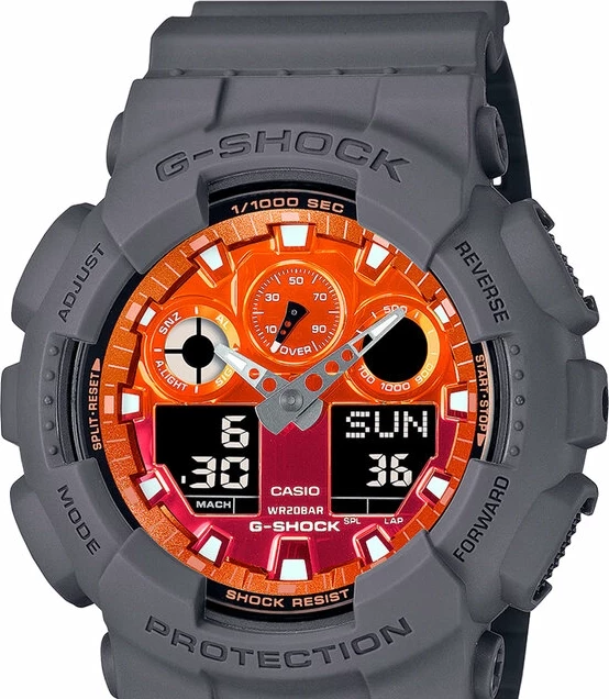 Наручные часы ga-100fl-8a 