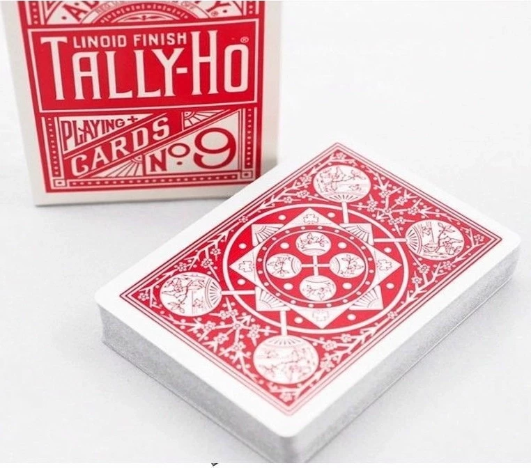 Карты "Tally-Ho Standard Index red Fan" 